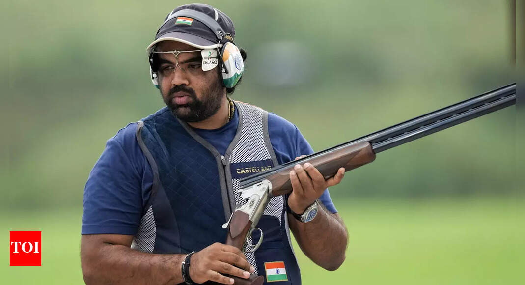 India At Asian Games: Asian Games: Indian shooters clinch gold and silver in trap shooting team events