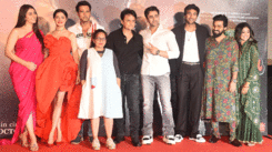 Divya Khosla Kumar, Meezaan Jafri and Pearl V Puri attend the trailer launch of Yaariyan 2
