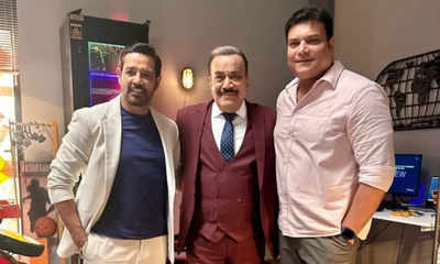 CID fame Shivaji Satam reunites with old friends Daya and Anup Soni; says, “fun to reunite with them after a long time”