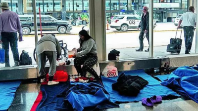 Chicago keeping hundreds of migrants at airports while waiting on shelters