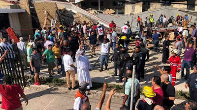 Roof of a church collapses in northern Mexico, and Catholic officials say 49 injured, some dead