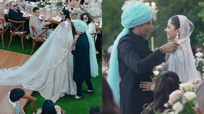 Pakistani actress Mahira Khan ties the knot for second time, stuns in a pastel lehenga | - Times of India