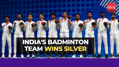 Historic Silver: Indian men's badminton team shines at Asian Games finals