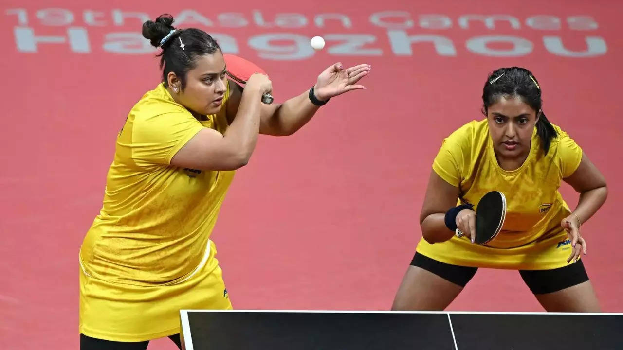 Asian Games Sutirtha Mukherjee and Ayhika Mukherjee clinch bronze in table tennis womens doubles Asian Games 2023 News