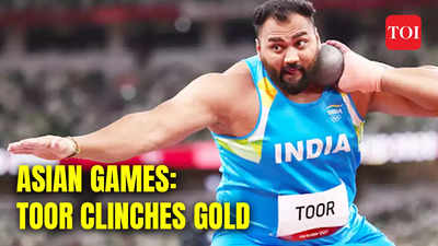 Asian Games 2023: Tajinderpal Singh Toor strikes gold for India in the shot put
