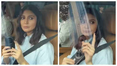 Amidst pregnancy rumours, Anushka Sharma refuses to get clicked by the paparazzi - See photos