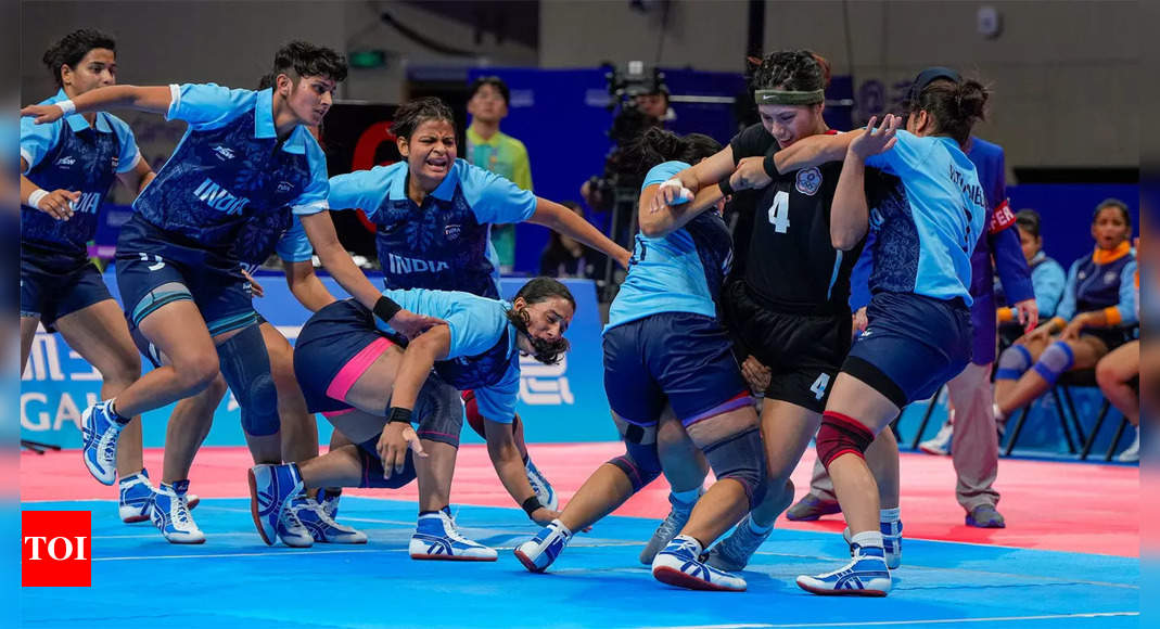 Asian Games: Indian women’s kabaddi team plays out 34-34 draw against Chinese Taipei | Asian Games 2023 News
