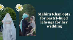 Mahira Khan opts for pastel-hued lehenga for her wedding