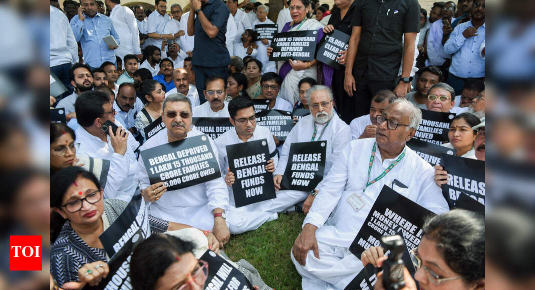 Abhishek Banerjee Leads Tmc Protest At Rajghat Bjp Calls It Drama To Abhishek Banerjee Leads Tmc Protest At Rajghat Bjp Calls It Drama To