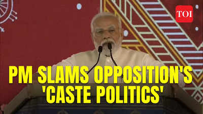 'Playing with sentiments of poor': PM Narendra Modi hits out at Opposition over ‘caste politics’