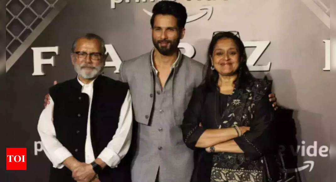 Surpriya Pathak talks about her bonding with step son Shahid Kapoor and his children | Hindi Movie News – Times of India