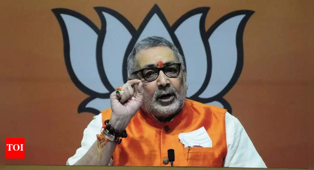 Bihar caste census: Report false, bid to create confusion, says Giriraj ...