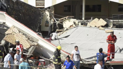 Church roof collapses in north Mexico, killing at least nine and injuring about 50, officials say