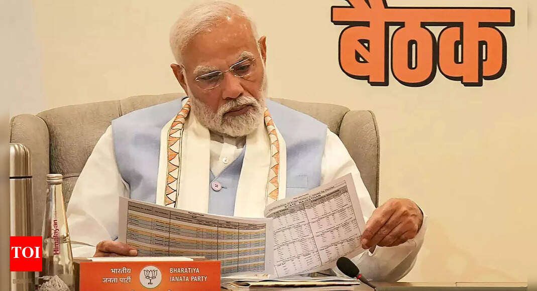 PM Modi attends state polls meet, Rajasthan candidates' list soon ...
