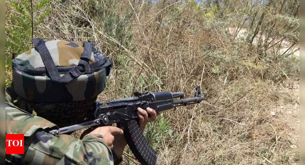 Rajouri Encounter News: Gunfight breaks out between terrorists, security forces in Jammu and Kashmir | Jammu News - Times of India
