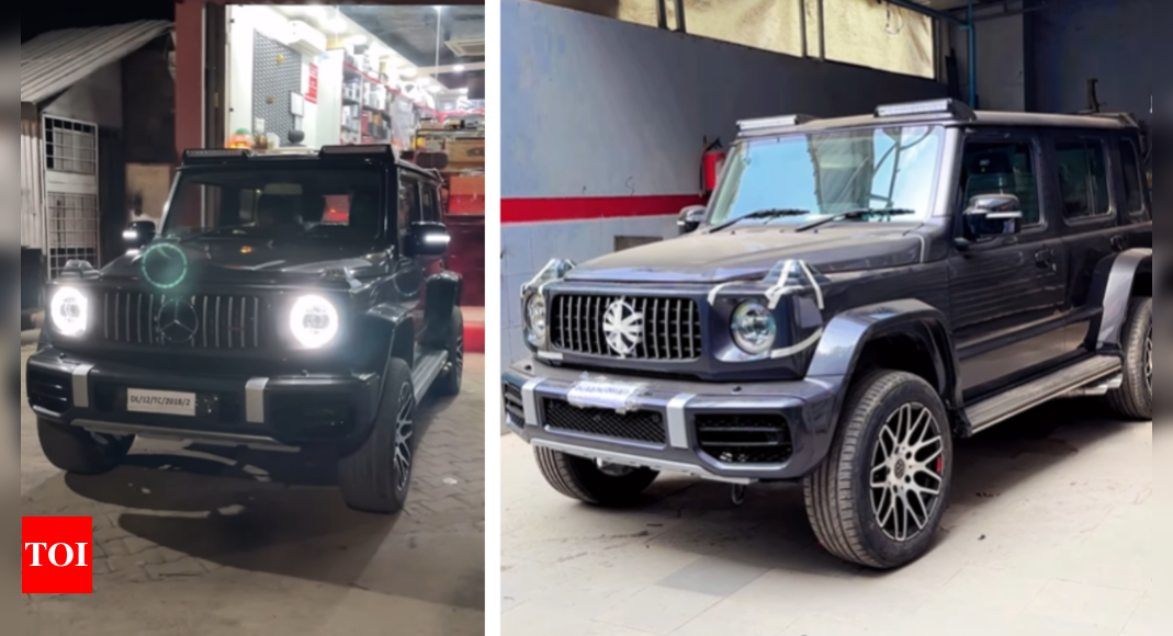 Watch: Maruti Jimny tastefully modified into Mercedes-Benz G-Wagen, call it J-Wagen! - Times of India