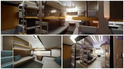 Railway minister Ashwini Vaishnaw releases pictures of concept train of Vande Bharat with sleeper coaches