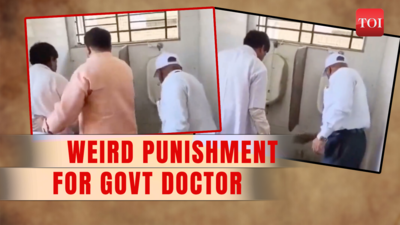 Viral video: Dean on Nanded government hospital where 31 kids died made to clean toilet
