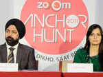 Dia on the sets of : 'Zoom TV Anchor Hunt'