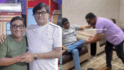 Chala Hawa Yeu Dya's Bhau Kadam shares his happiness after meeting Ashok Saraf, watch video