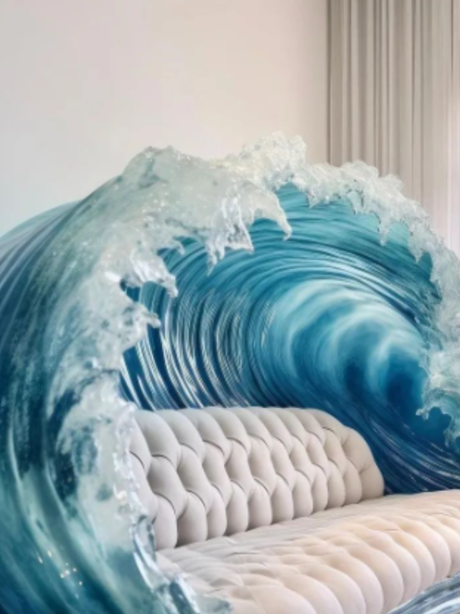 Artist creates magical furniture using AI