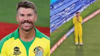 Watch: David Warner's dance moves to 'Srivalli' song from 'Pushpa' steal the spotlight during Australia-Pakistan match