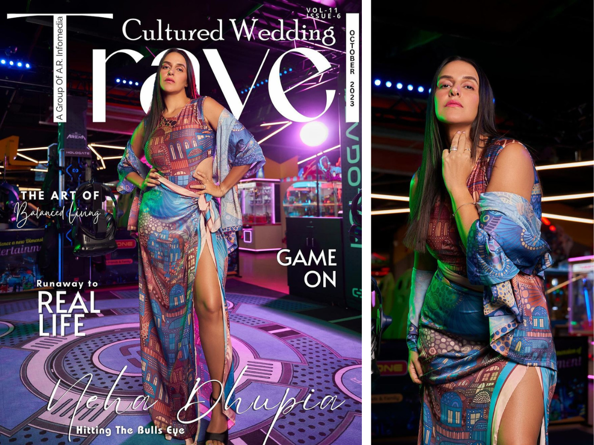 Shining Star Neha Dhupia turns cover girl for Cultured Wedding Travel  edition!