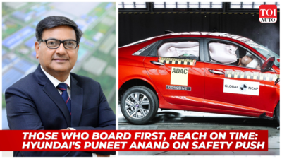 Benefit is in staying ahead of govt safety norms, not behind: Hyundai’s Puneet Anand on new car safety announcements