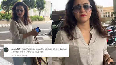 Kajol insists Nysa pose for solo photo op, latter refuses; netizens say  'Every Indian mom ever