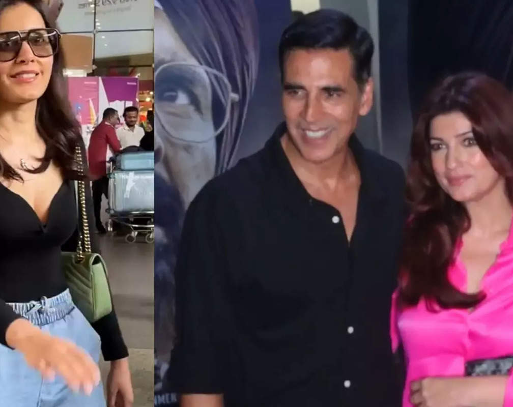 
#CelebrityEvenings: From Akshay Kumar-Twinkle Khanna to Raashi Khanna, Bollywood celebs spotted in Mumbai
