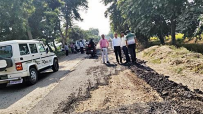 MLA s aides damage 7km road 20 booked Bareilly News Times