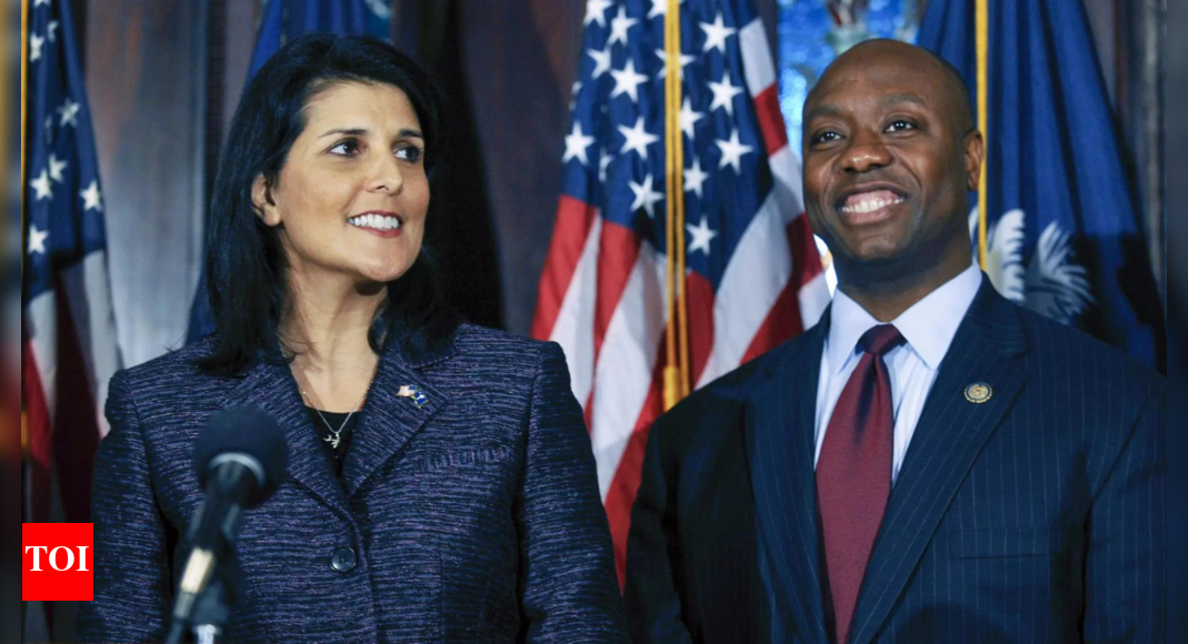 Tim Scott: Nikki Haley, Tim Scott seek home state’s support to defeat ...