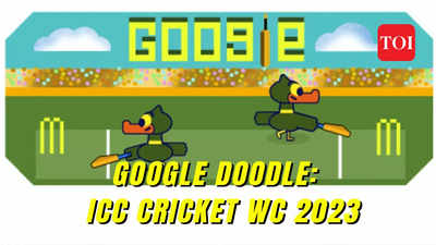 Google Doodle marks the kickoff of ICC Cricket World Cup 2023