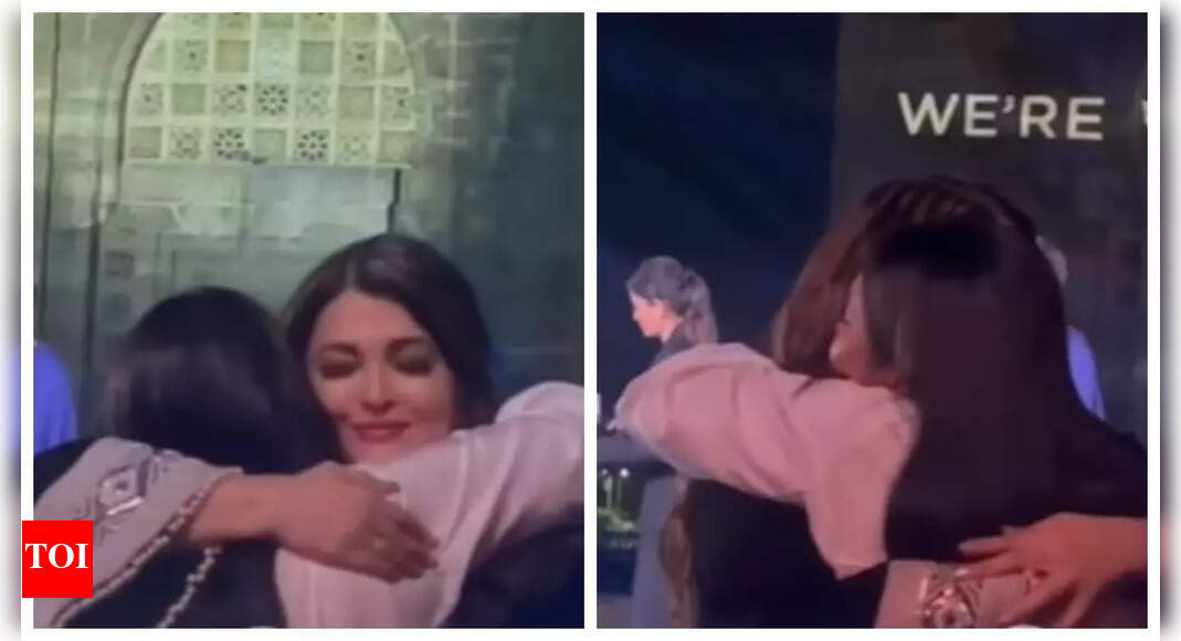 Aishwarya Rai Bachchan and Shefali Shah's heartwarming embrace steals ...