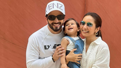Vinny Dhoopar shares an adorable post of their son Zayn missing dad Dheeraj Dhoopar during his breakfast; watch