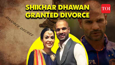 Cricketer Shikhar Dhawan granted divorce from wife on grounds of mental cruelty