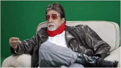 "The days are NOW...": Amitabh Bachchan shares his edgy leather look