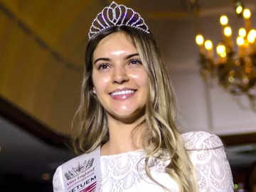 Woman wins crown in world's first makeup-free beauty contest