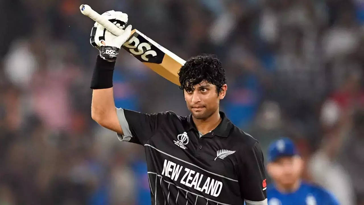 Rachin Ravindra achieves a historic feat as New Zealand beat England by nine wickets | Cricket News - Times of India