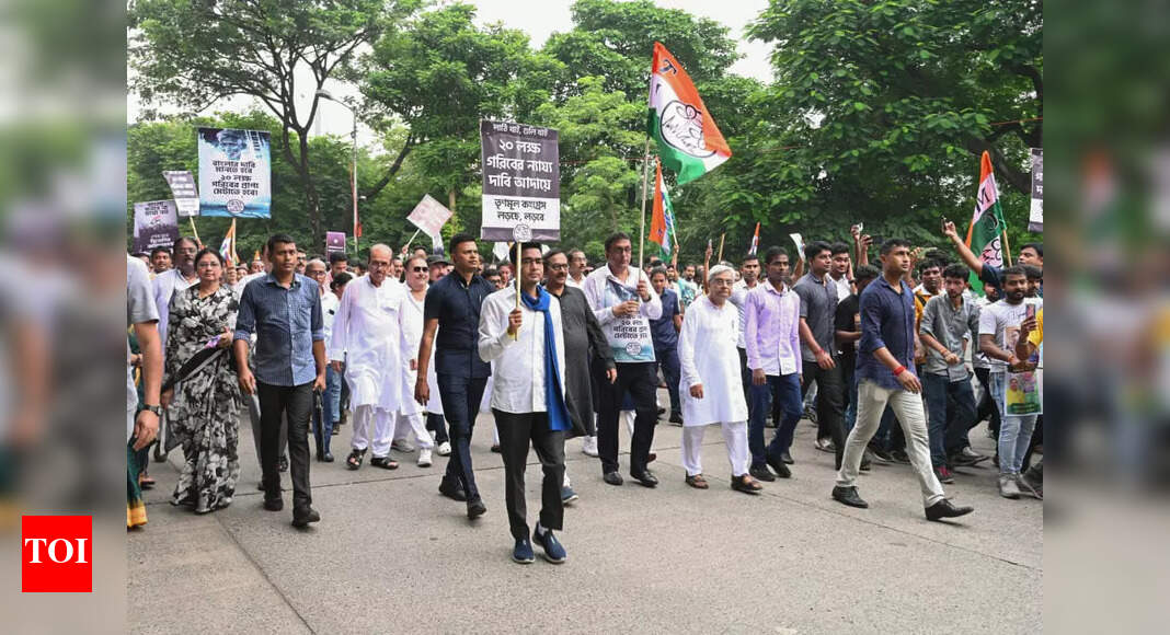 TMC demonstration outside Raj Bhavan to continue till Bengal governor ...