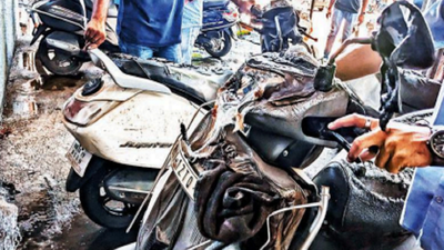 Blaze at service centre off Sinhagad Road in Pune guts 40 bikes