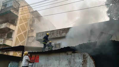 Nagpur: Three properties destroyed in major fire at godown in Wardhaman Nagar area