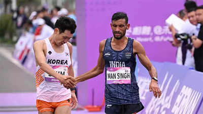 Man Singh finishes 8th in marathon