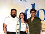 ​Rajveer Deol and Paloma Dhillon light up the screening event for their debut movie 'Dono'​