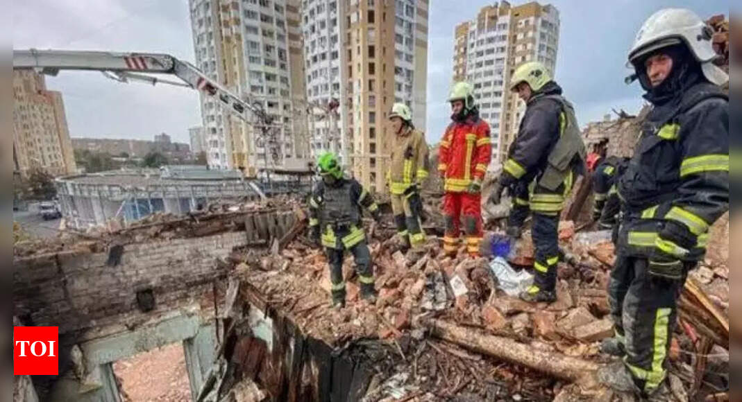 10 yr old killed as Russian drone strikes residential building in ...