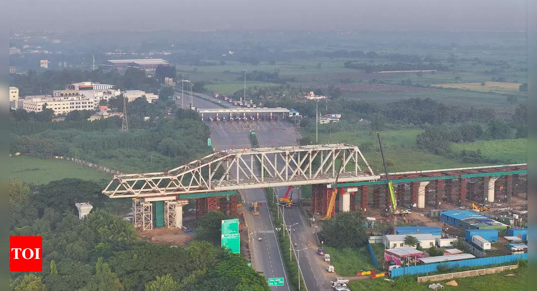 Mumbai Ahmedabad Bullet Train: NHSRCL Erects First Steel Bridge For ...