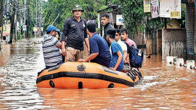 Guwahati resembles Venice as 168mm of rain in 48 hrs batters gateway to northeast