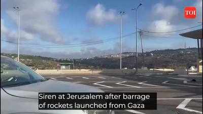 Siren heard as Gaza militants infiltrate Israel, launching rockets