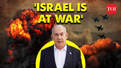 Video: Israeli Prime Minister Benjamin Netanyahu's first reaction after Hamas rocket attacks