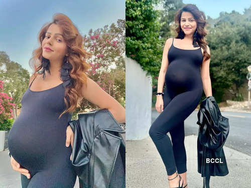 Rubina Dilaik's maternity glow has us wondering if she's expecting a fashion  icon
